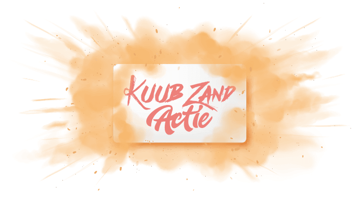 Kuub zand actie.